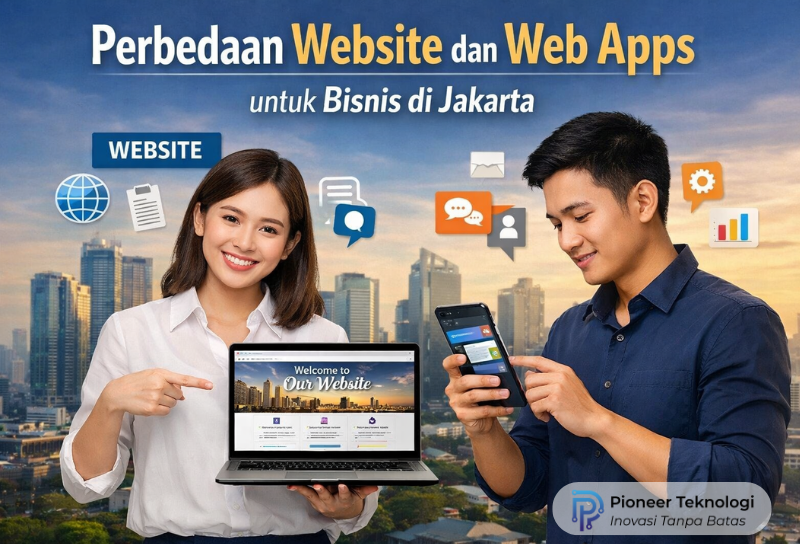 Perbedaan Website dan Web Apps untuk Bisnis di Jakarta