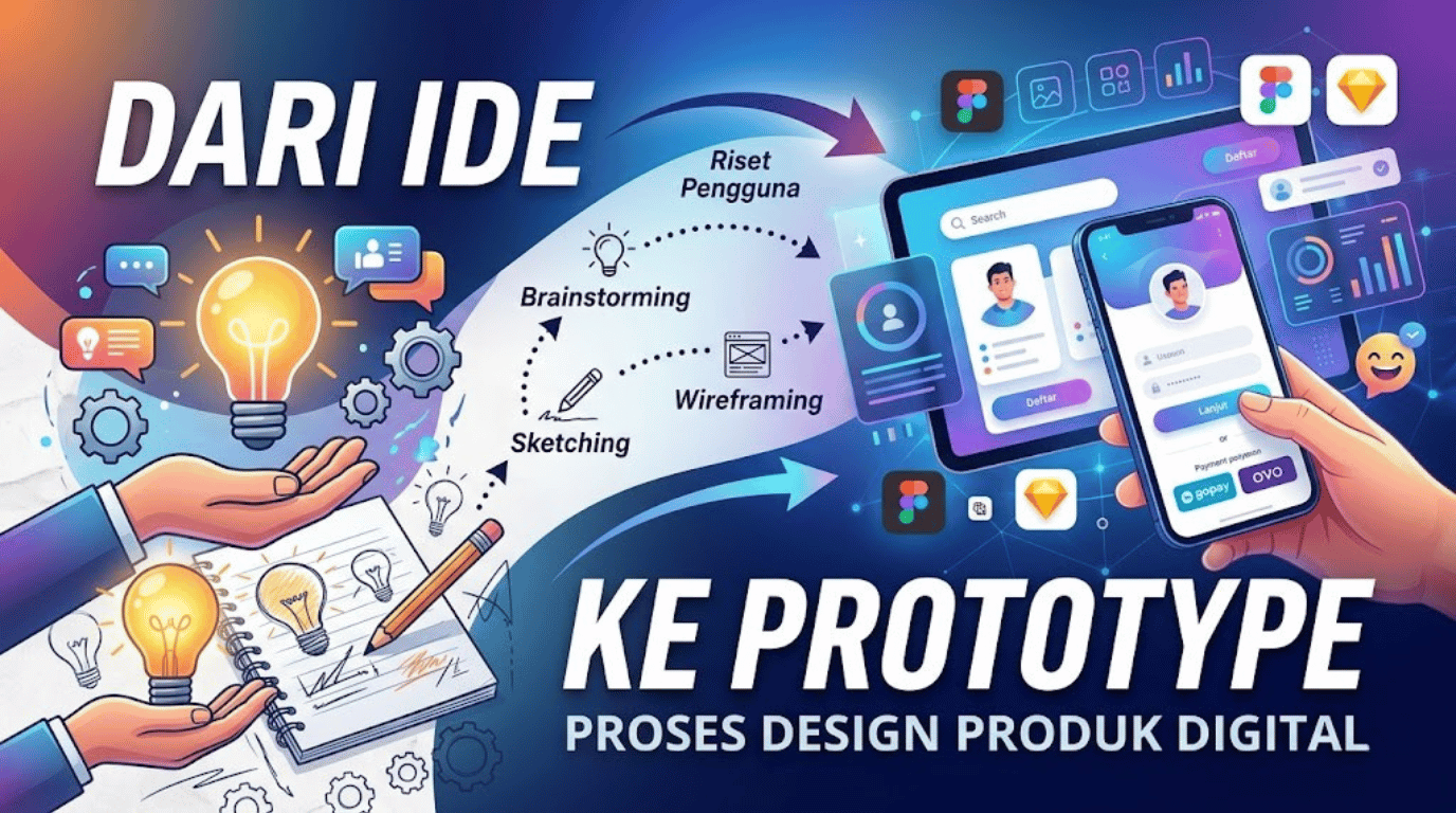 Dari Ide ke Prototype: Proses Design Produk Digital
