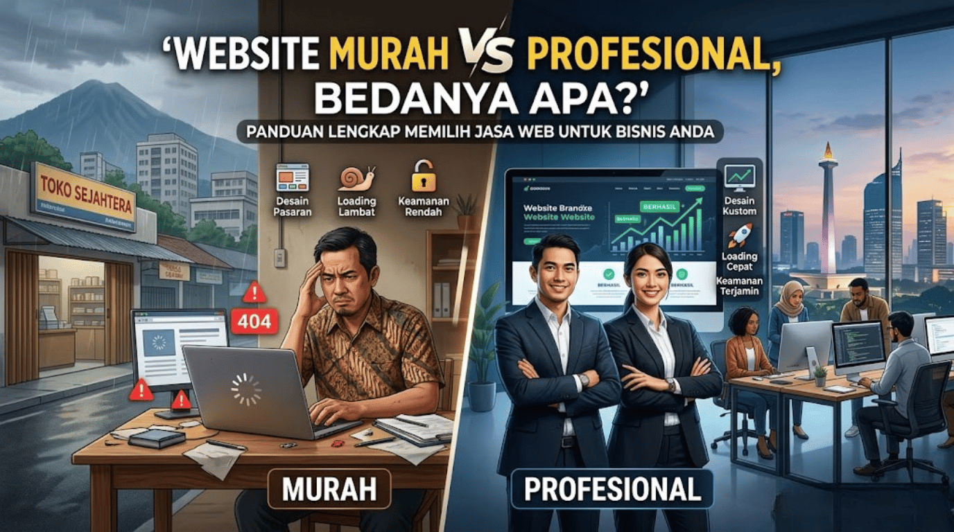 Website Murah vs Profesional, Bedanya Apa?