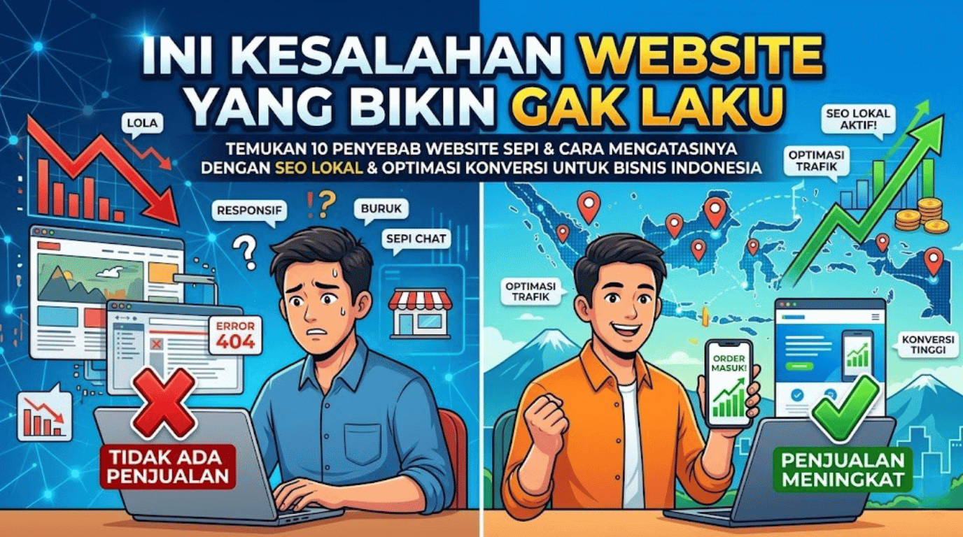 Ini Kesalahan Website yang Bikin Gak Laku