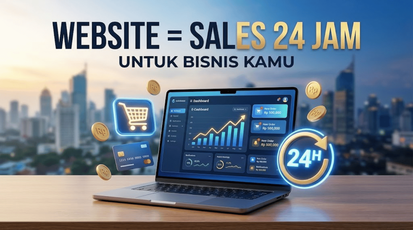 Website = Sales 24 Jam untuk Bisnis Kamu